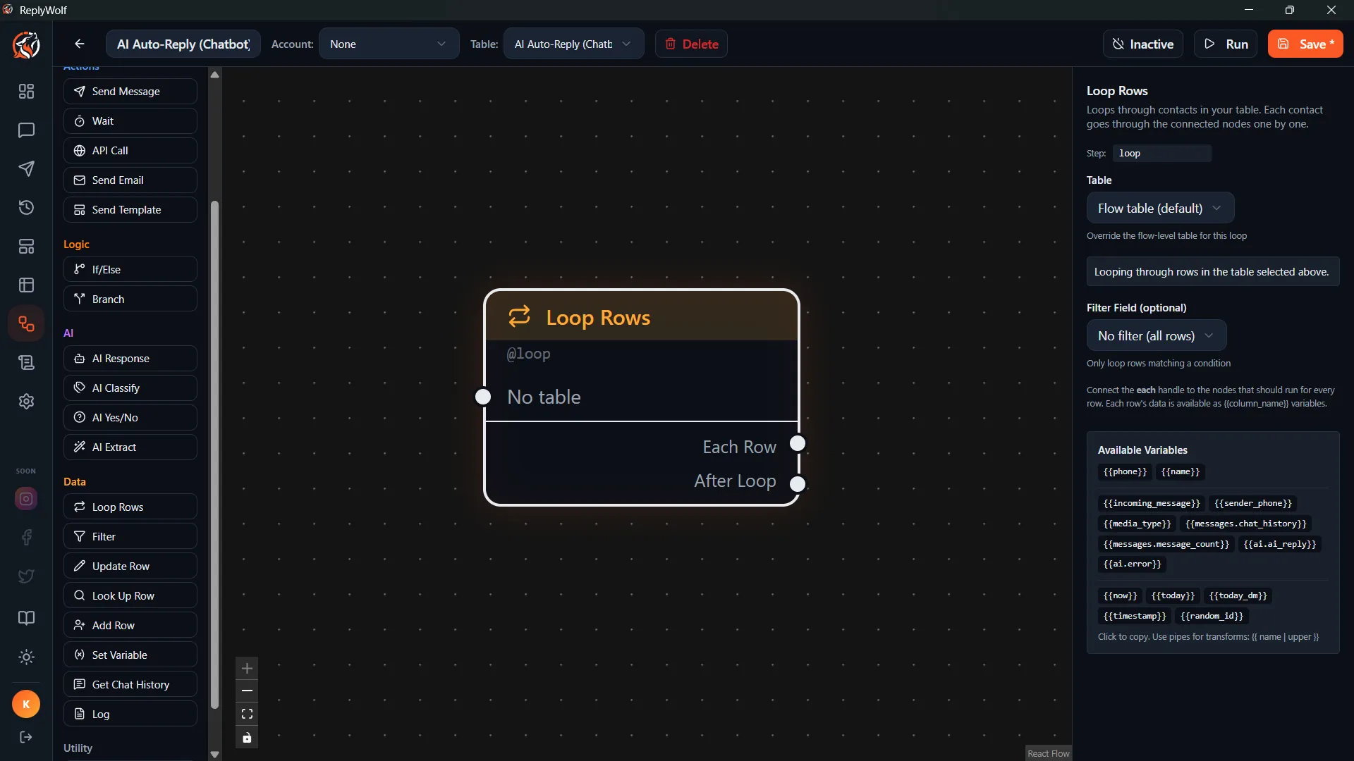 Loop (Iterate Contacts)