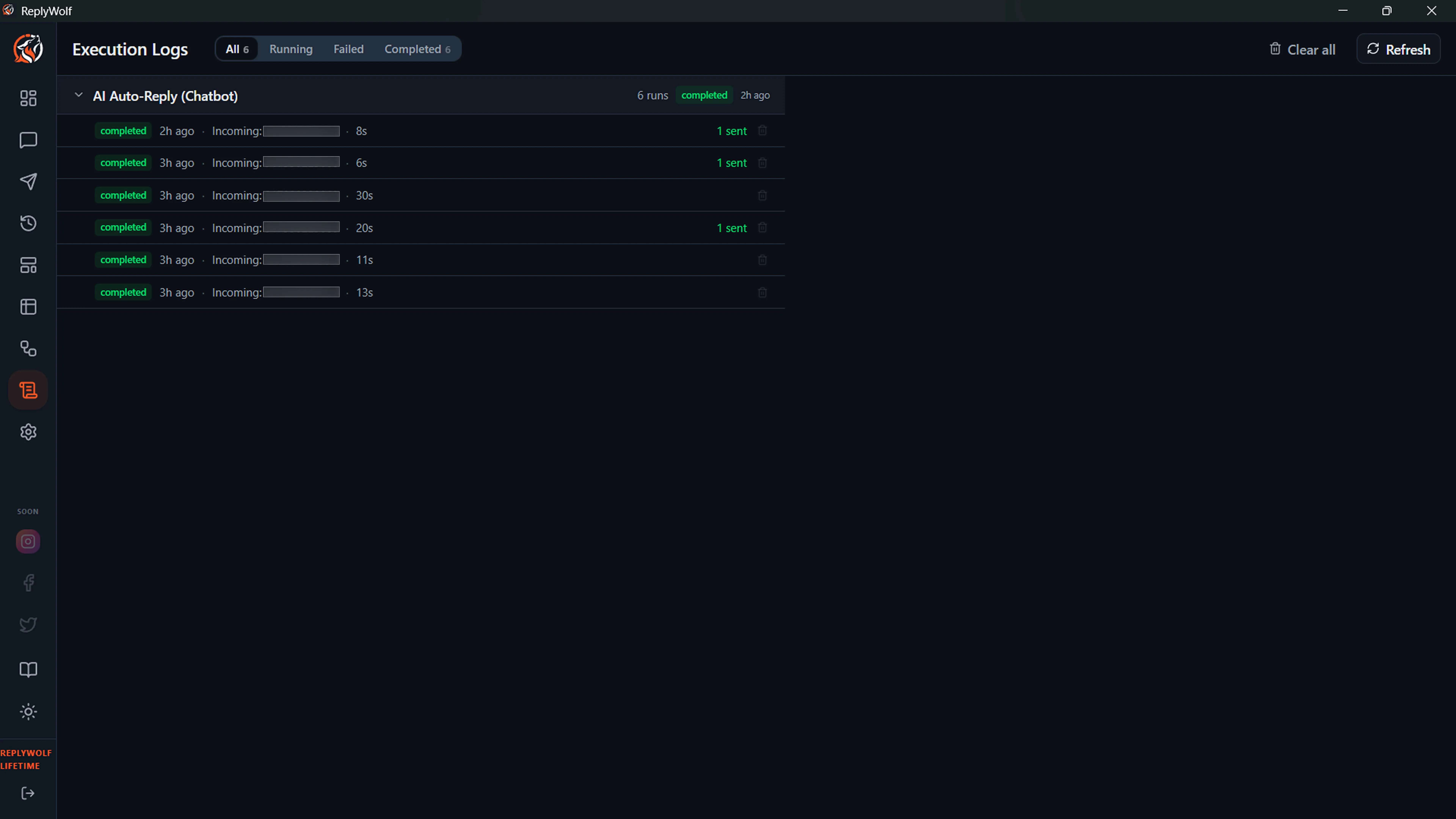 Execution Logs